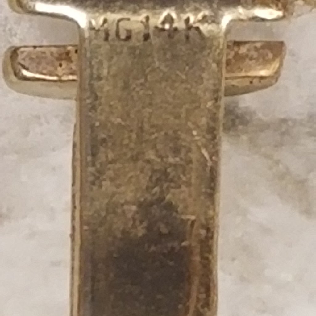 Rare Heavy Vintage Estate Mayors Birks Woven 14k Oval Cabochon Gemstone Bracelet — image 4 of 8